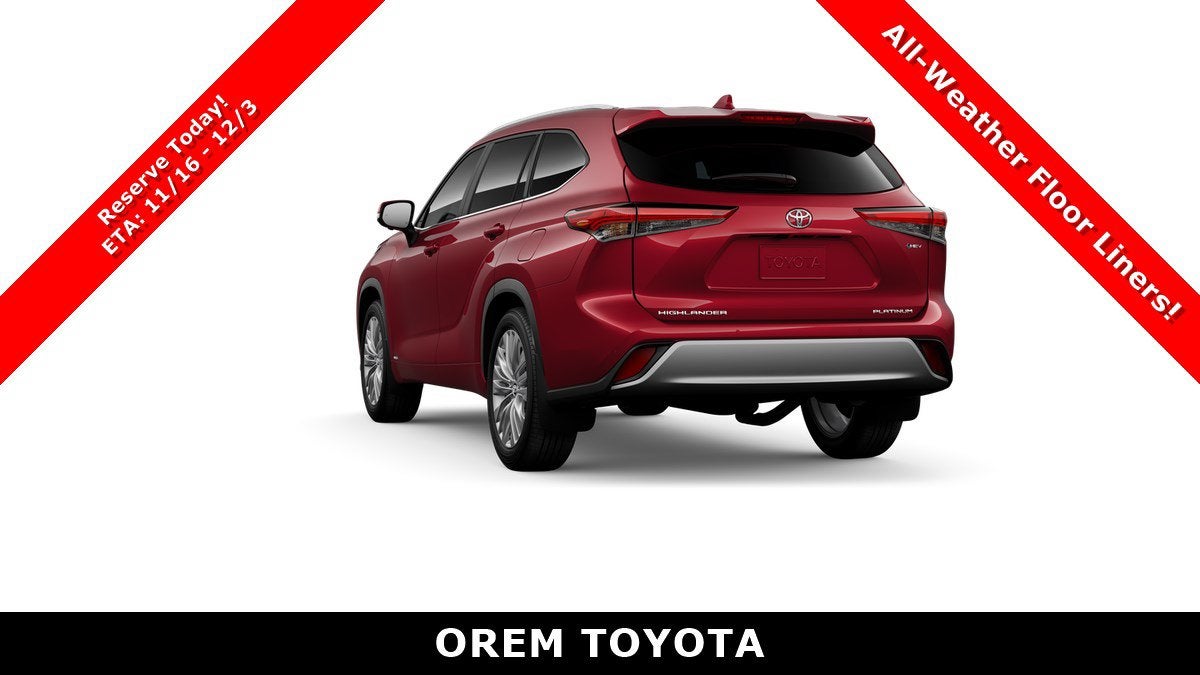 2026 Toyota Highlander Hybrid Hybrid Platinum
