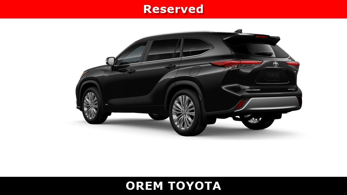 2026 Toyota Highlander Hybrid Hybrid Platinum