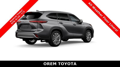2026 Toyota Highlander Hybrid Hybrid Platinum