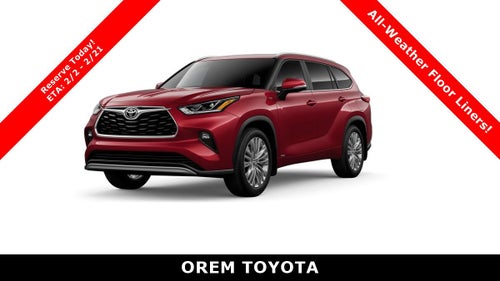 2026 Toyota Highlander Hybrid Hybrid Platinum