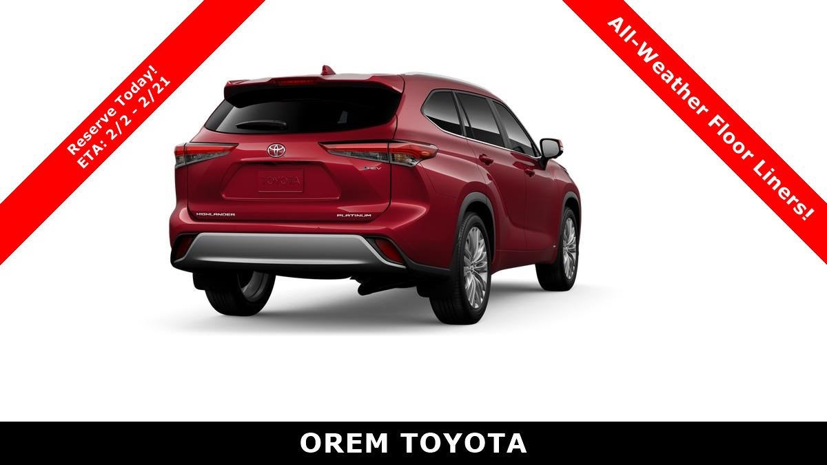 2026 Toyota Highlander Hybrid Hybrid Platinum