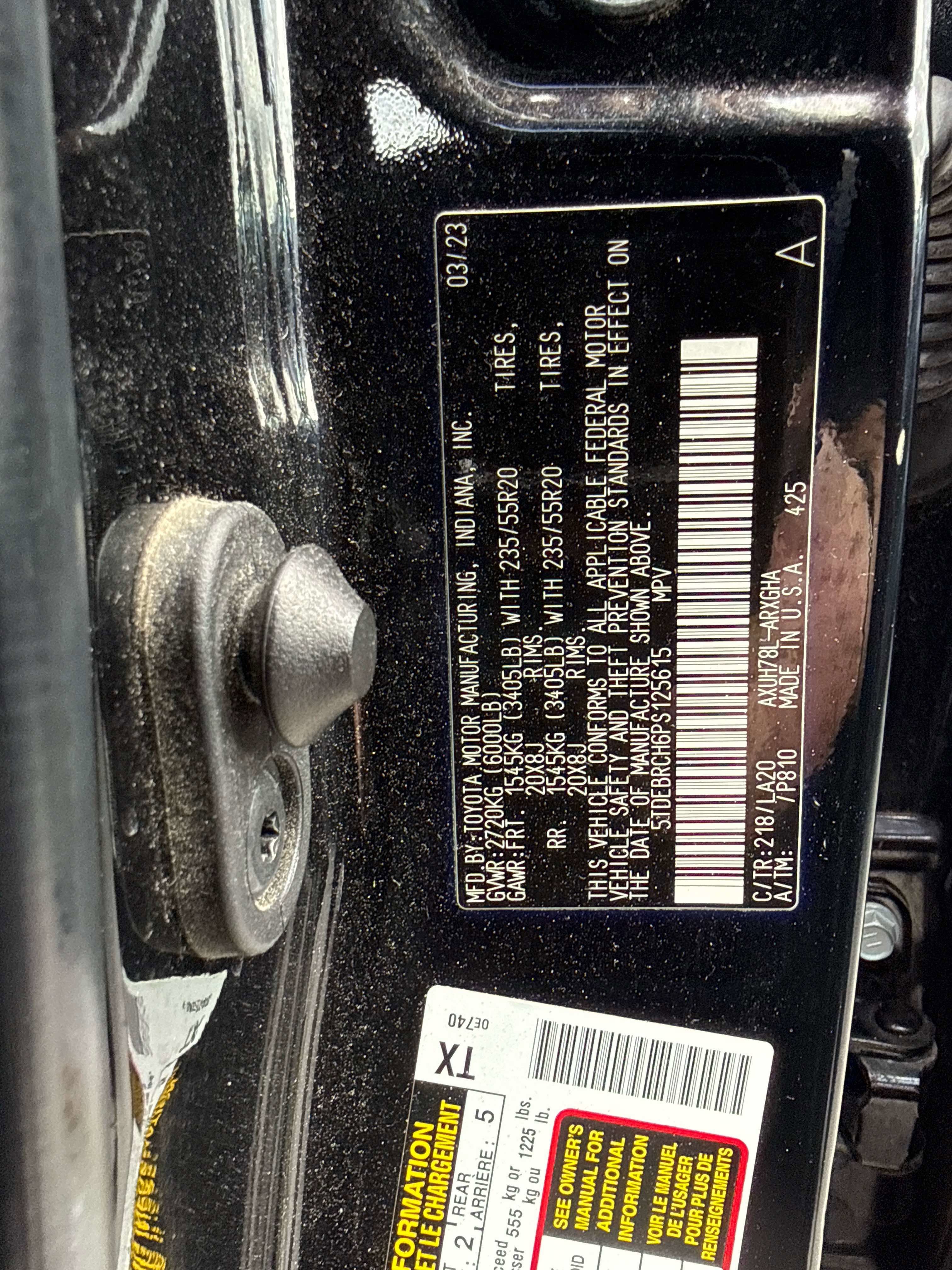 2023 Toyota Highlander Hybrid Hybrid Platinum
