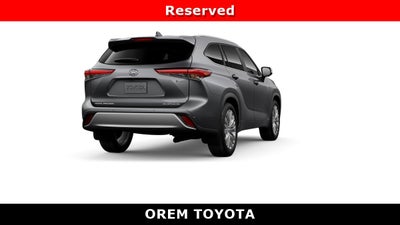 2026 Toyota Highlander Hybrid Hybrid Platinum