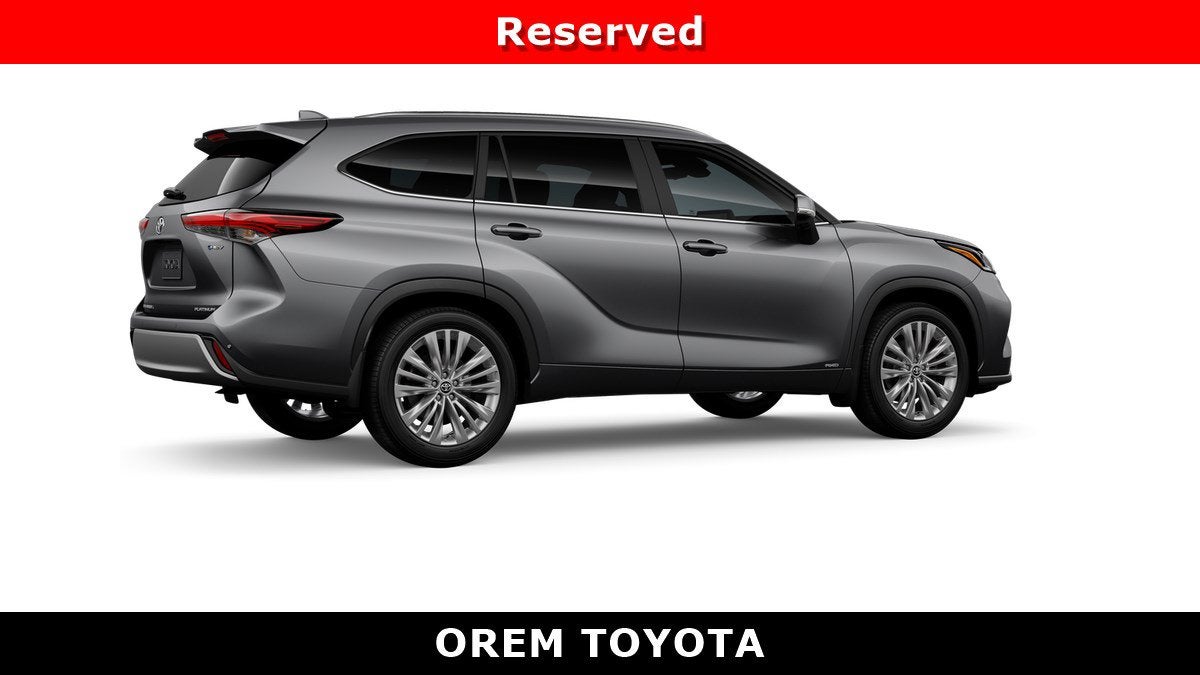 2026 Toyota Highlander Hybrid Hybrid Platinum