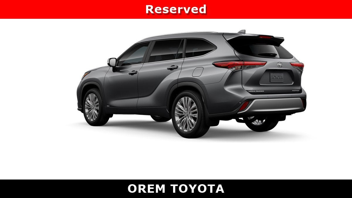 2026 Toyota Highlander Hybrid Hybrid Platinum