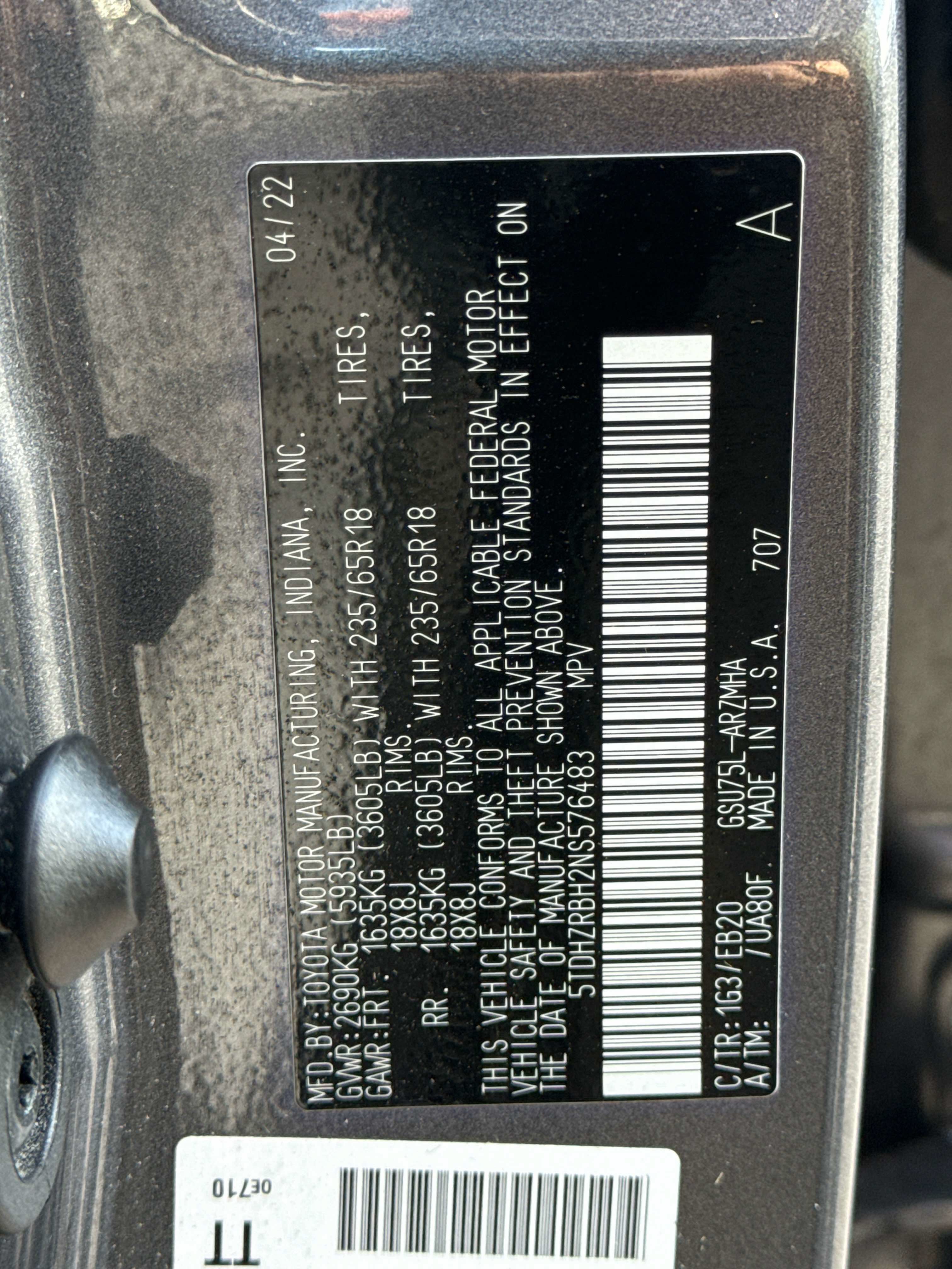 2022 Toyota Highlander XLE