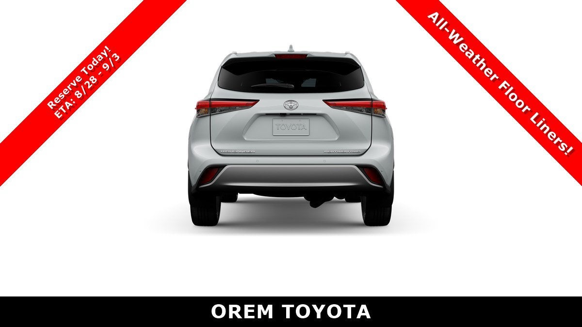 2026 Toyota Highlander Platinum