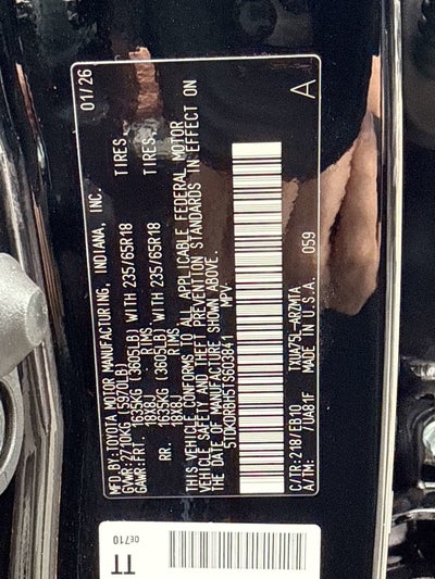 2026 Toyota HIGHLANDER XLE