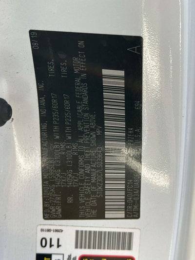 2020 Toyota Sienna LE