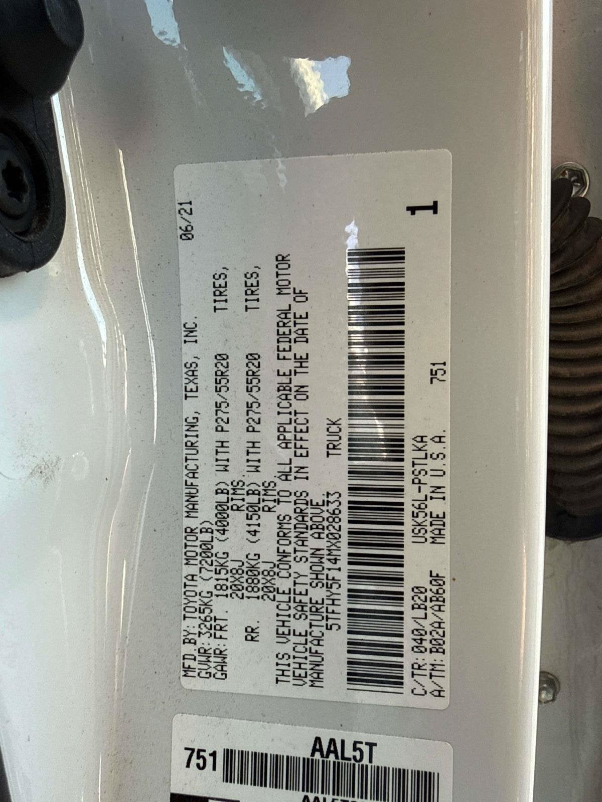 2021 Toyota Tundra Limited