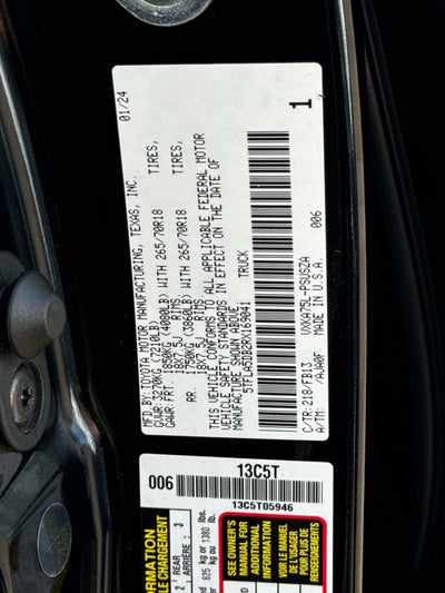 2024 Toyota TUNDRA 4X4 SR5