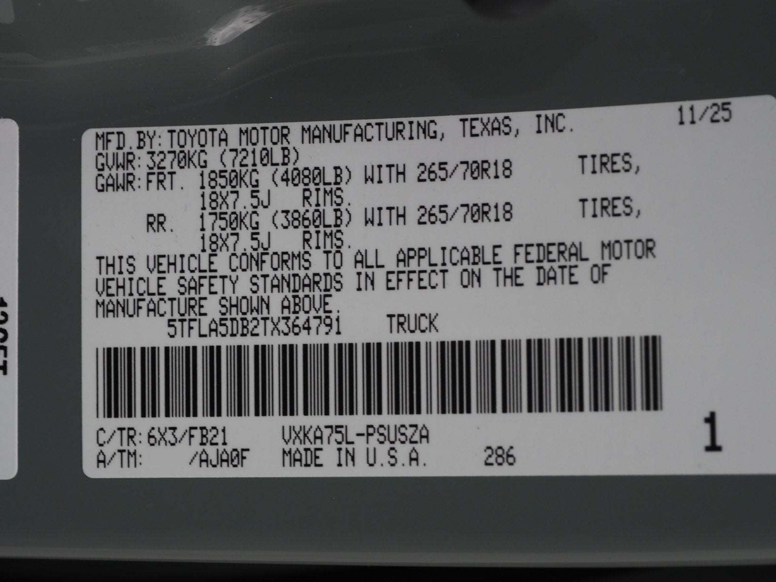 2026 Toyota Tundra 4WD SR5