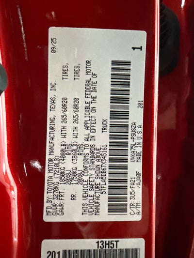 2026 Toyota Tundra SR5