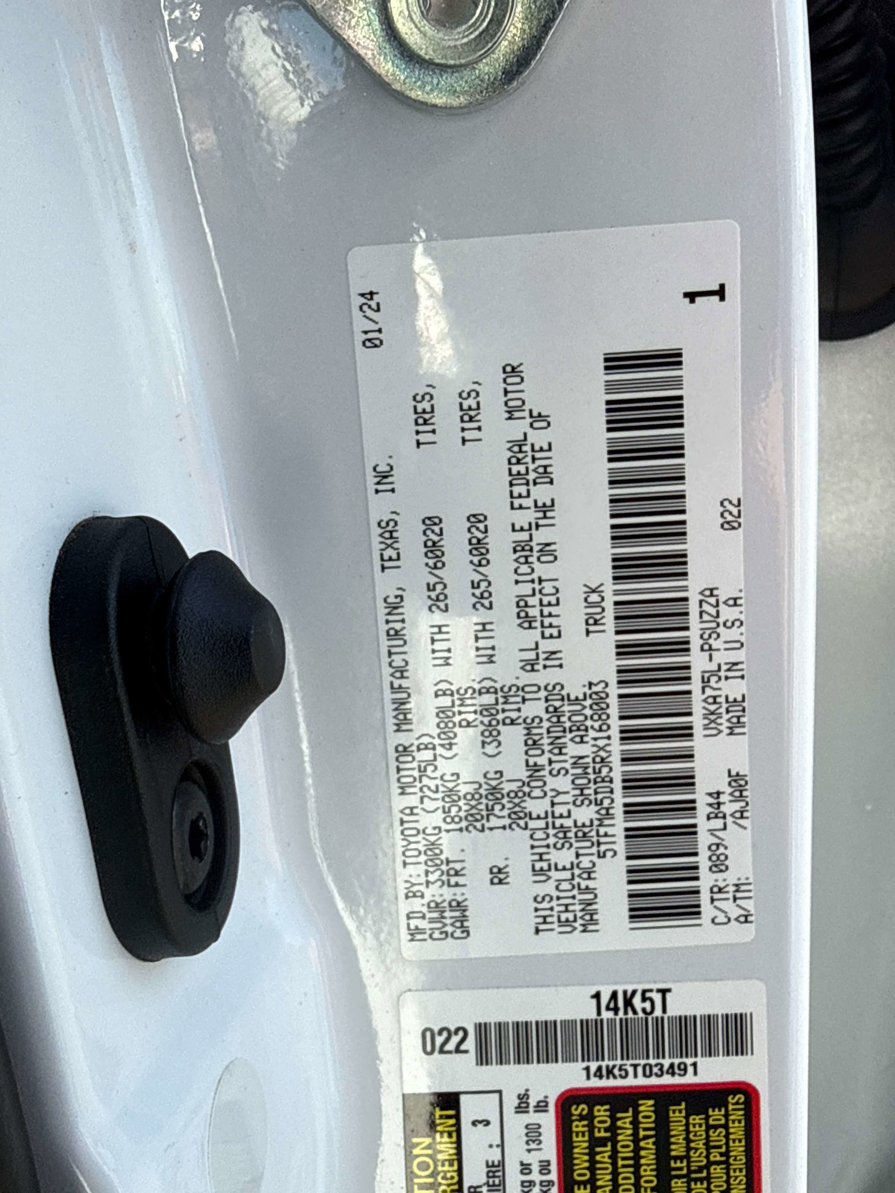 2024 Toyota TUNDRA 4X4 1794 Edition