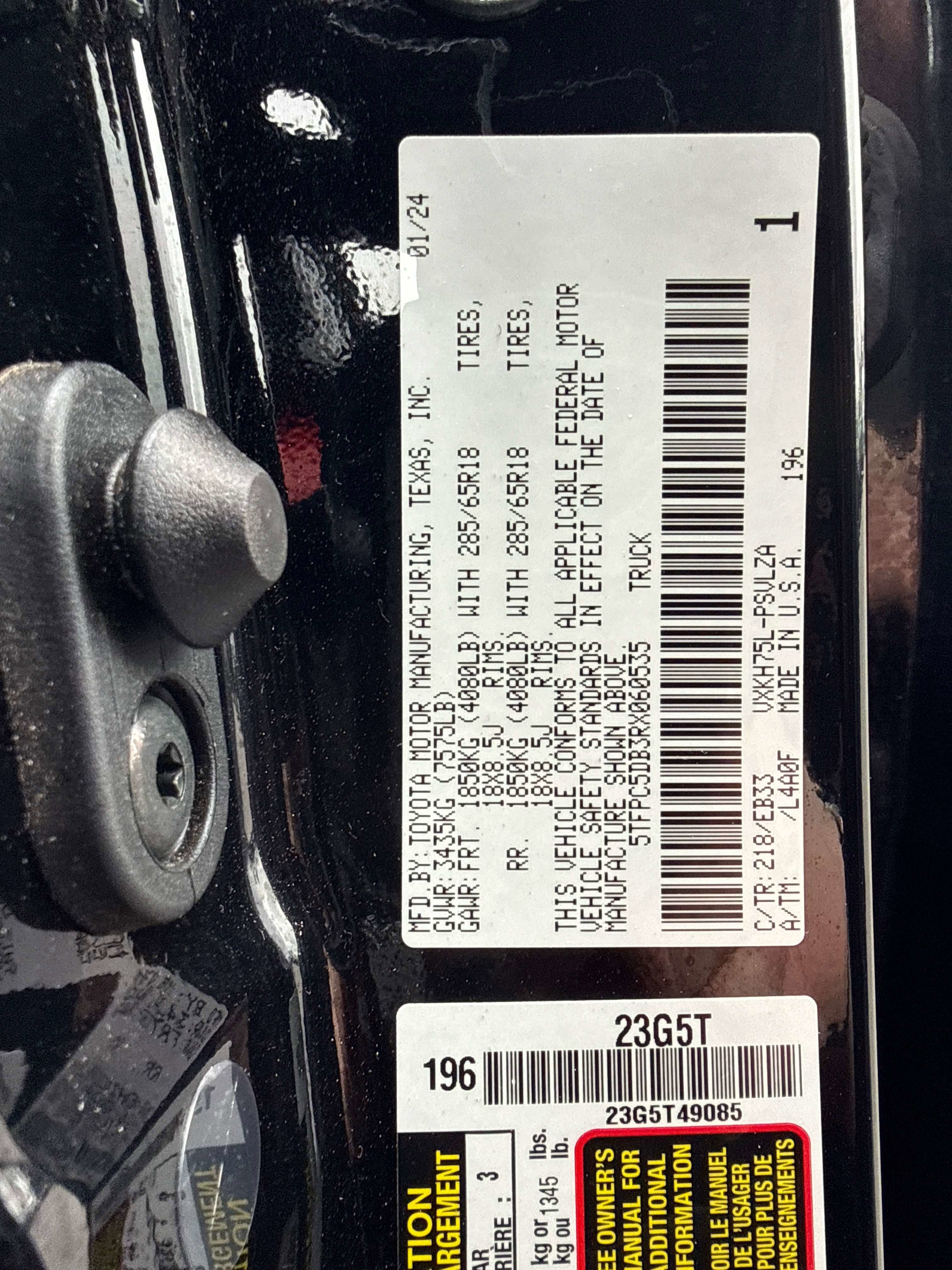 2024 Toyota TUNDRA HV 4X4 TRD Pro Hybrid