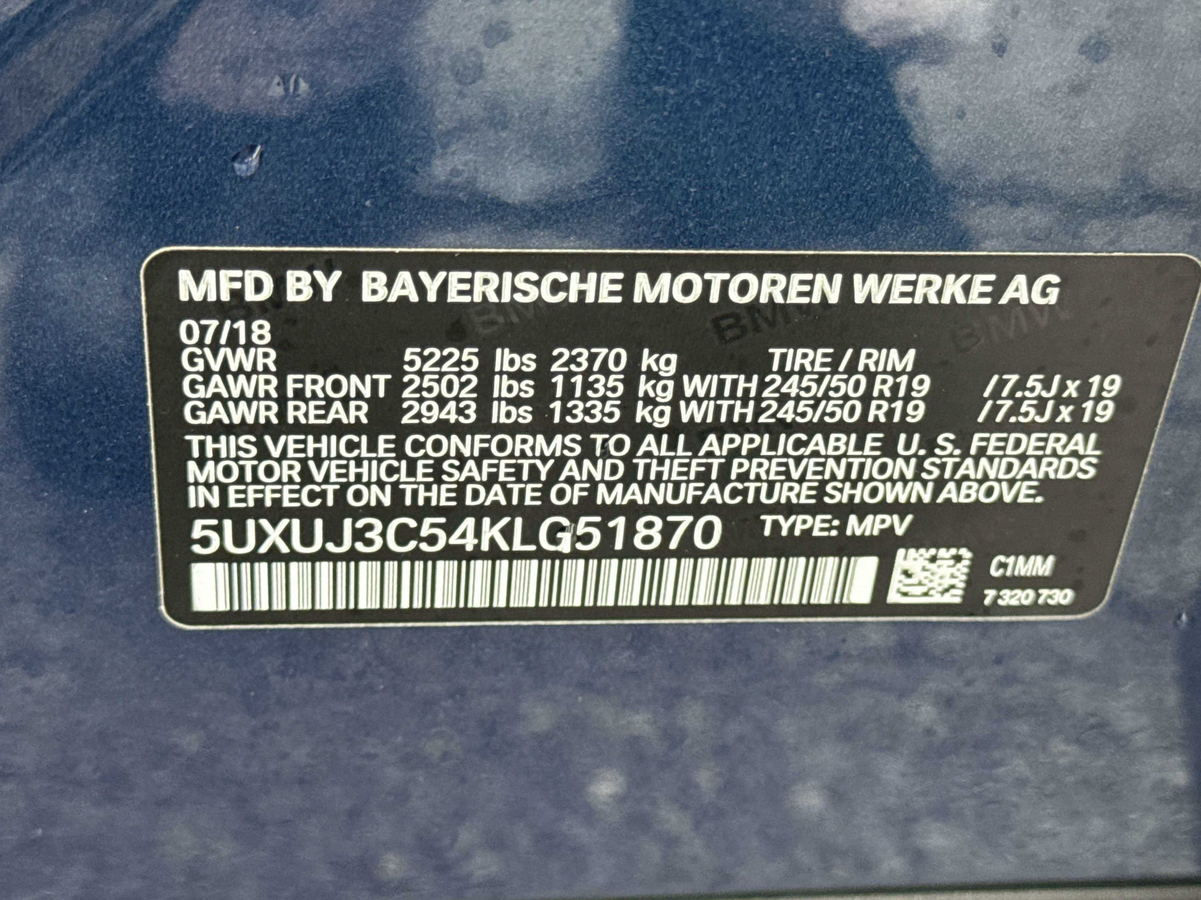 2019 BMW X4 xDrive30i