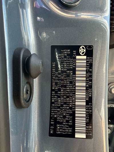 2026 Toyota COROLLA LE