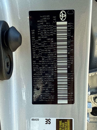 2026 Toyota COROLLA LE