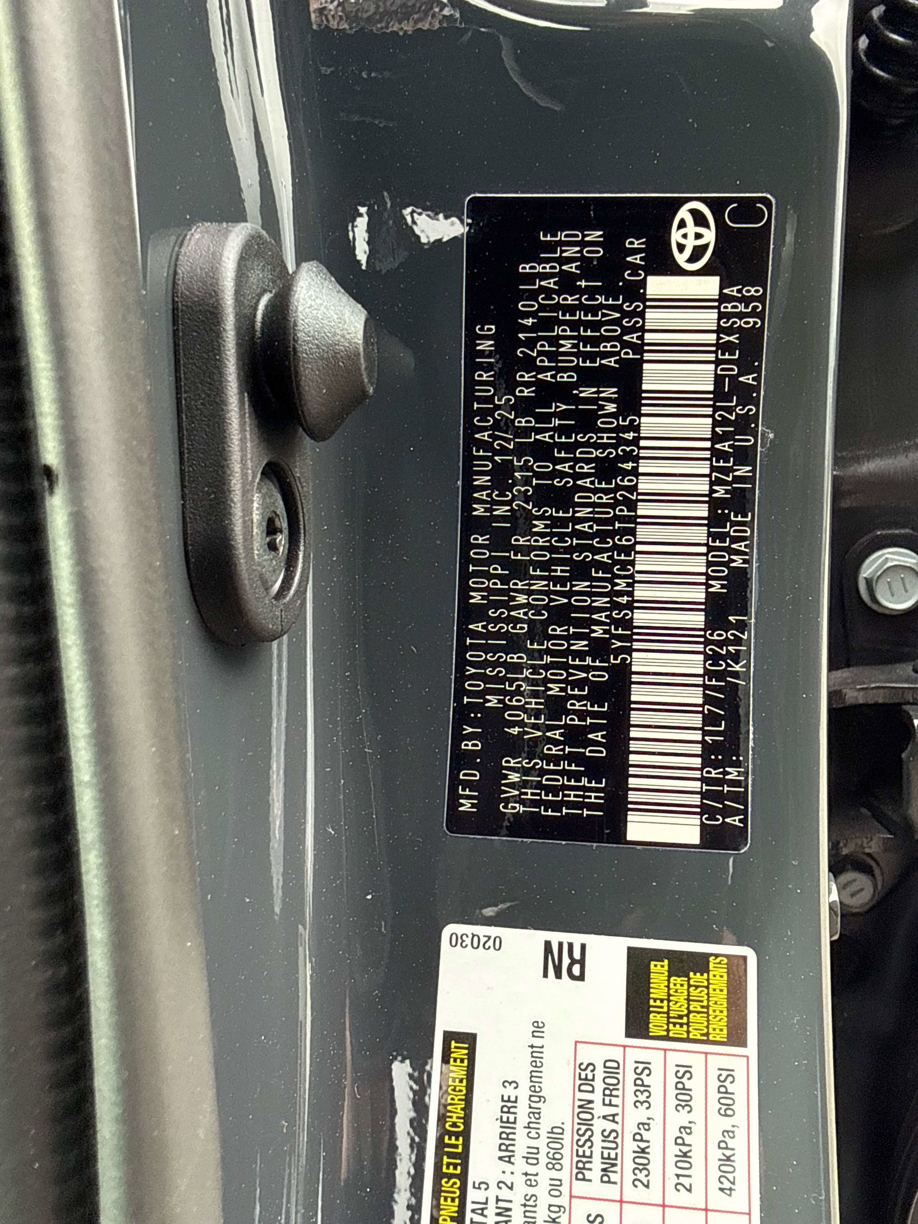 2026 Toyota COROLLA SE