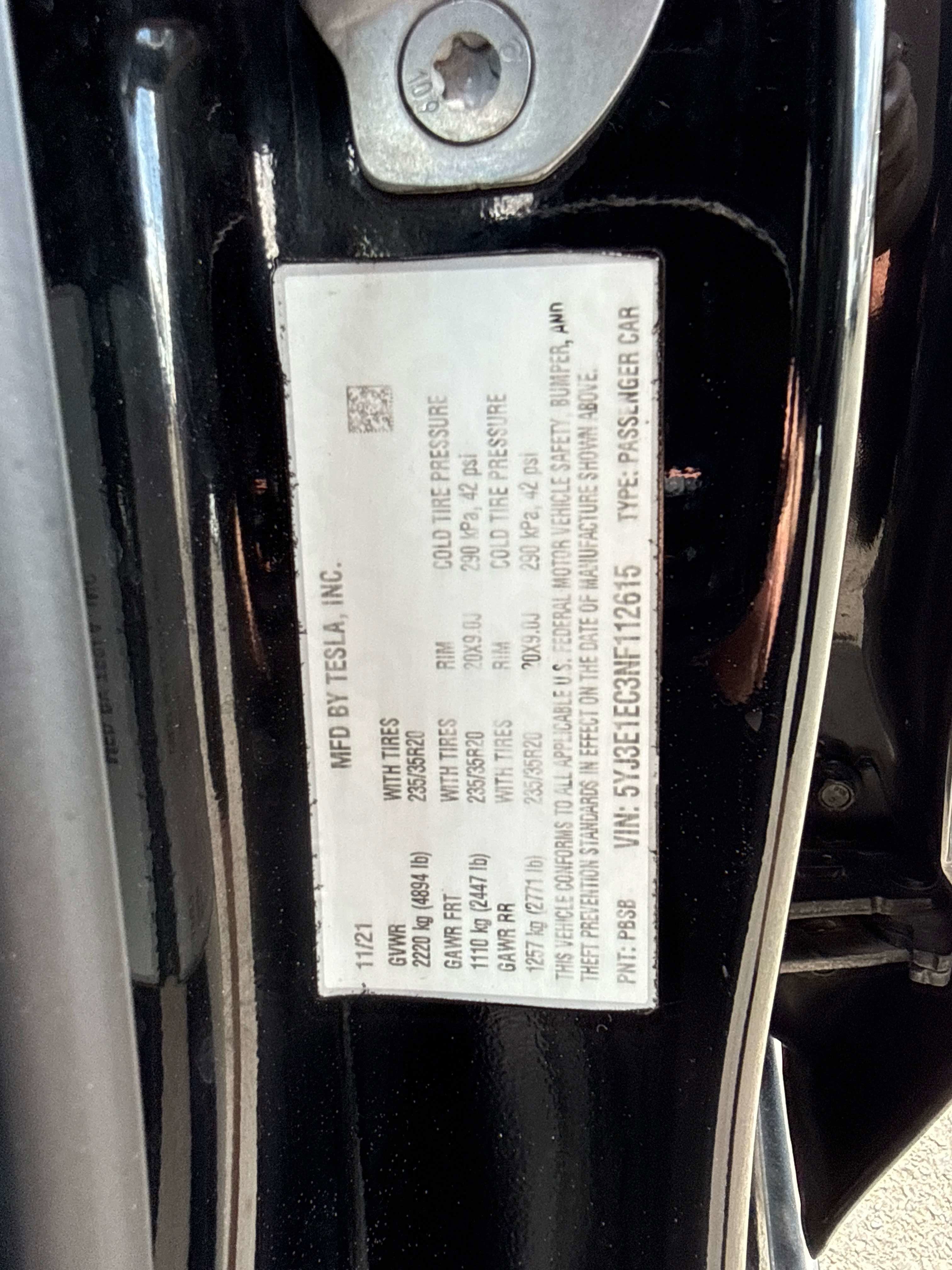 2022 Tesla Model 3 Performance