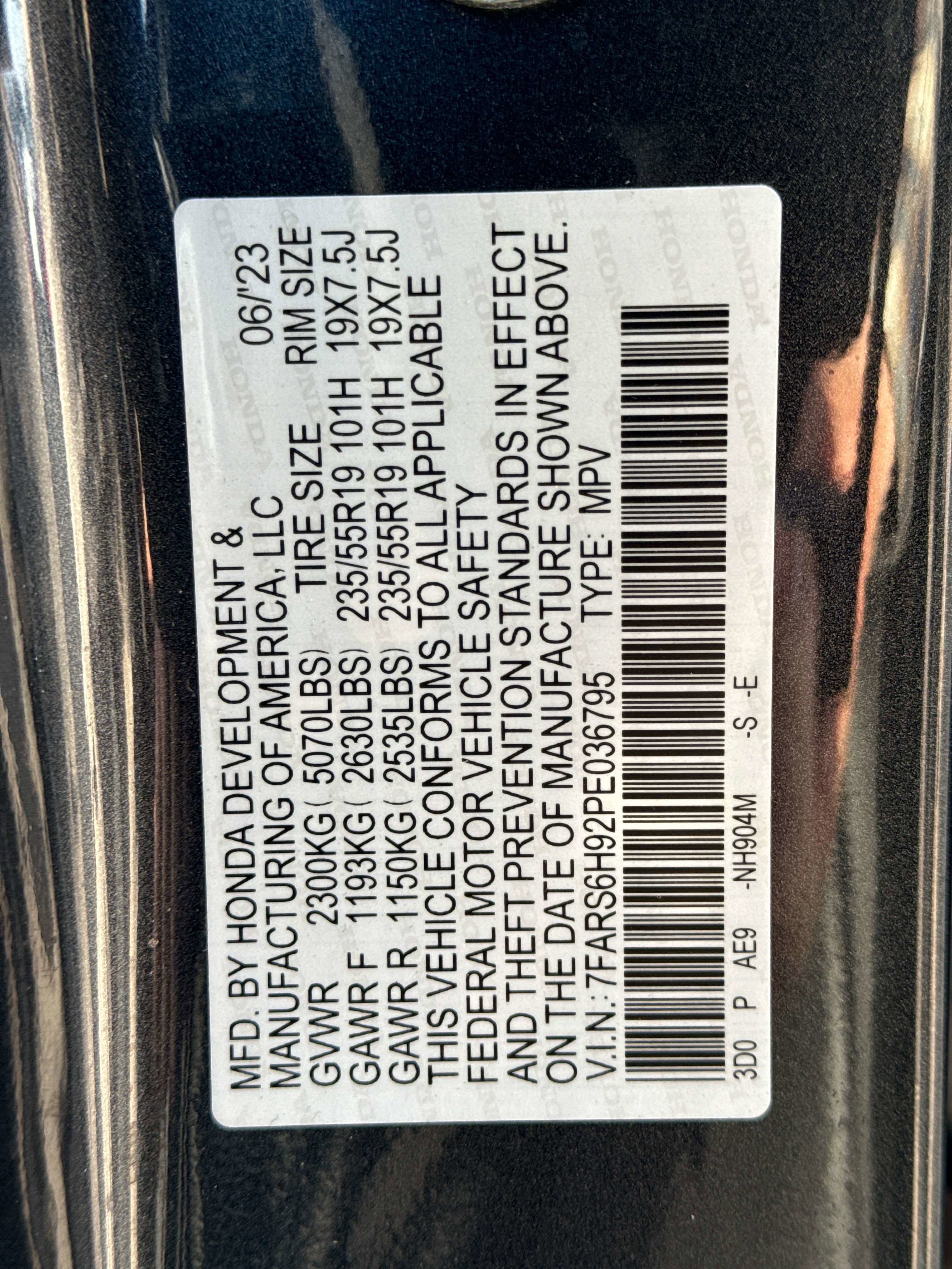 2023 Honda CR-V Sport Touring