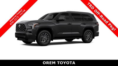 2026 Toyota Sequoia Platinum
