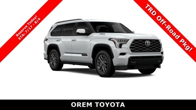 2026 Toyota Sequoia Platinum
