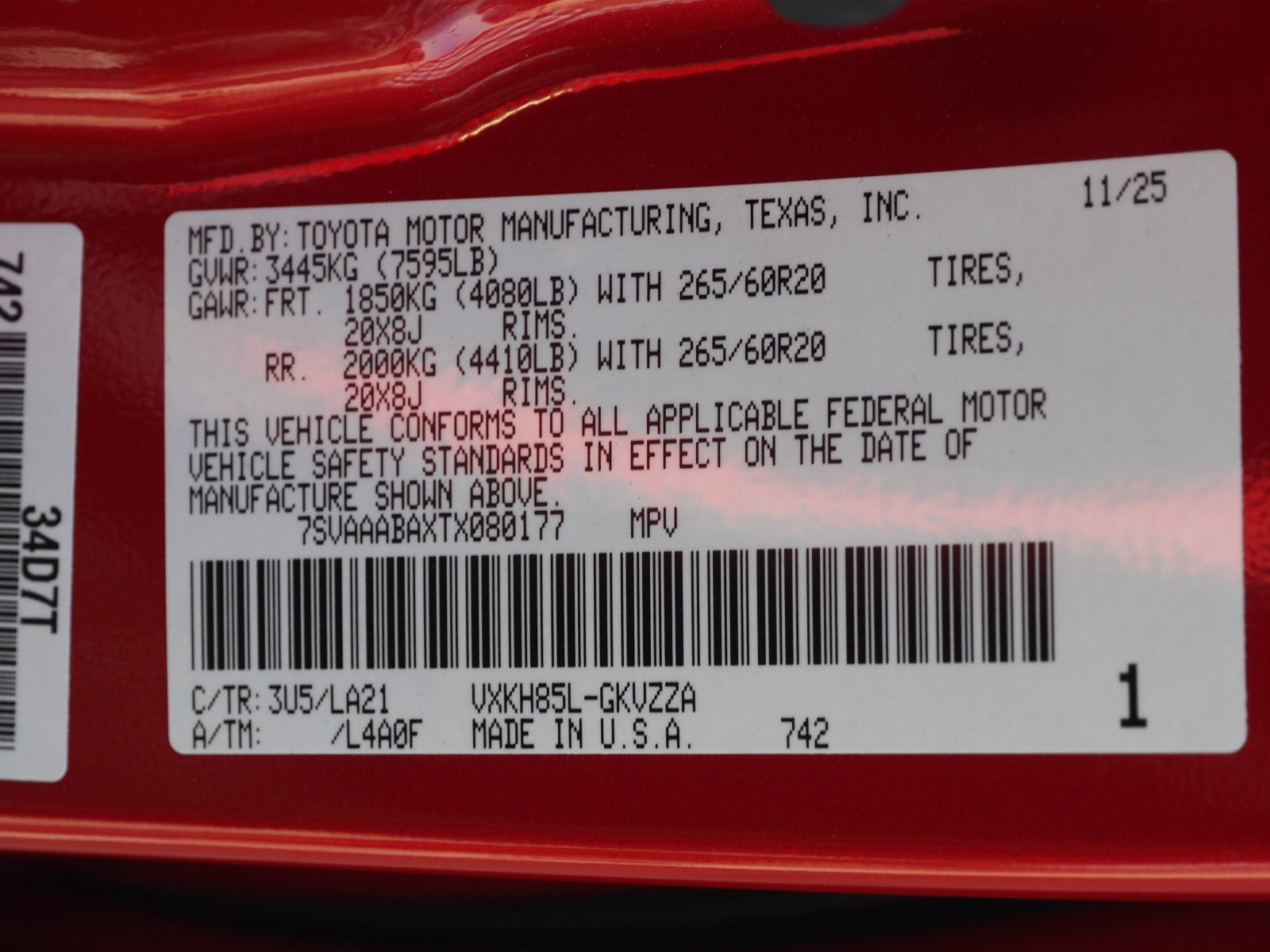 2026 Toyota Sequoia Platinum