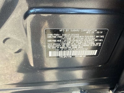 2018 Subaru Forester 2.5i CVT