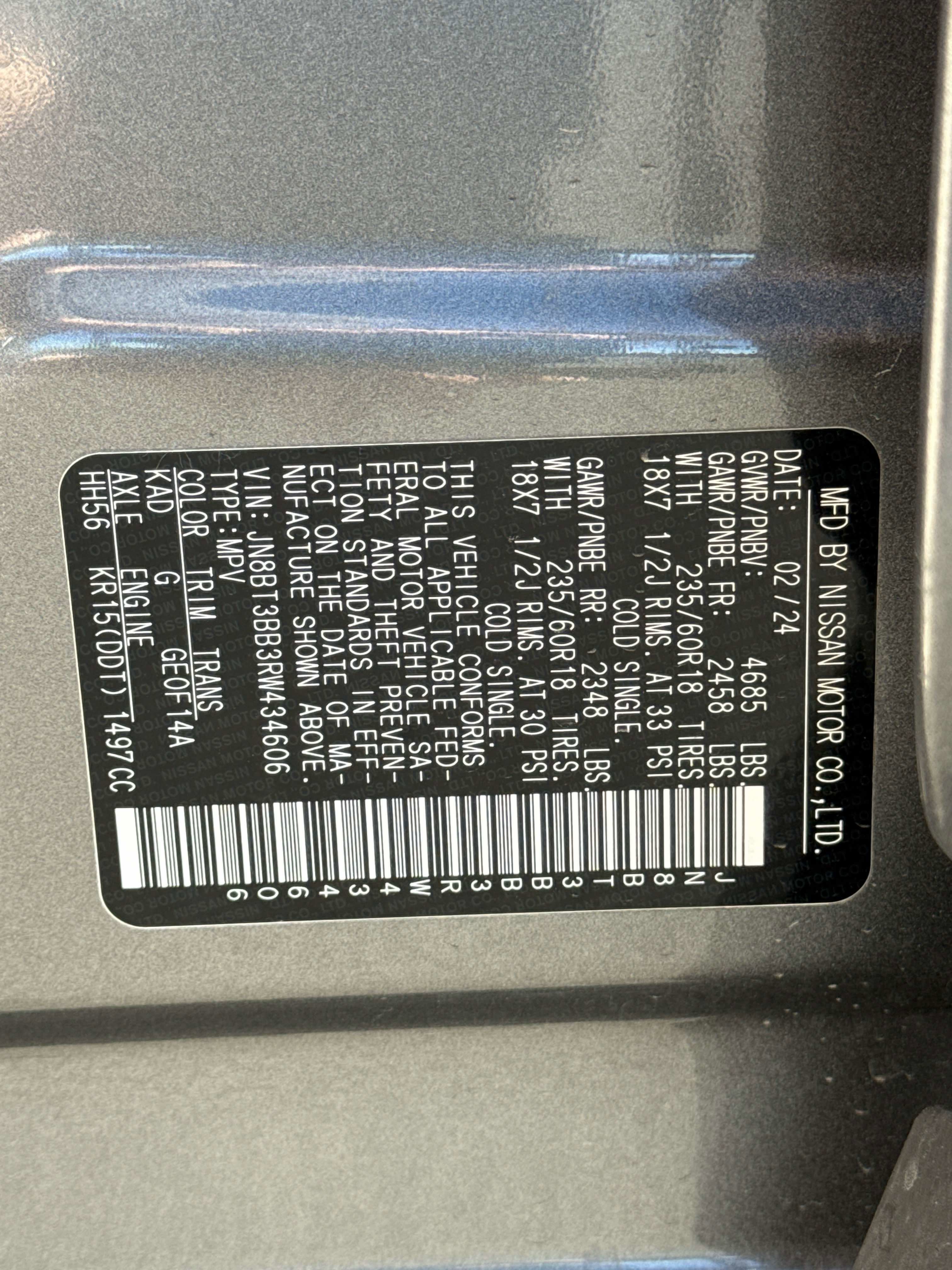 2024 Nissan Rogue SV