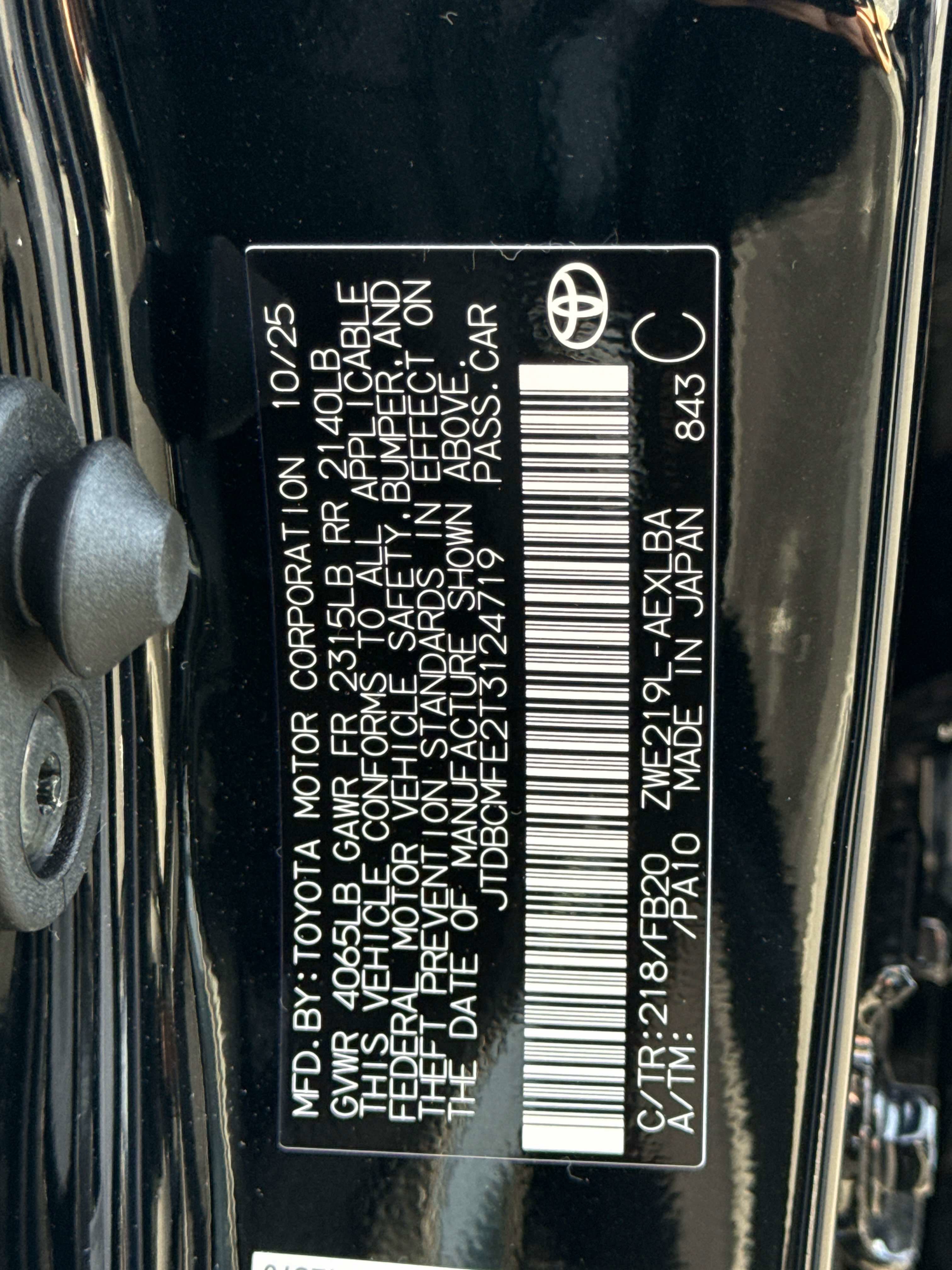 2026 Toyota COROLLA HYBRID Hybrid LE