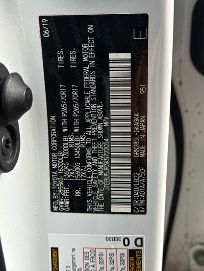 2019 Toyota 4RUNNER SR5 Premium