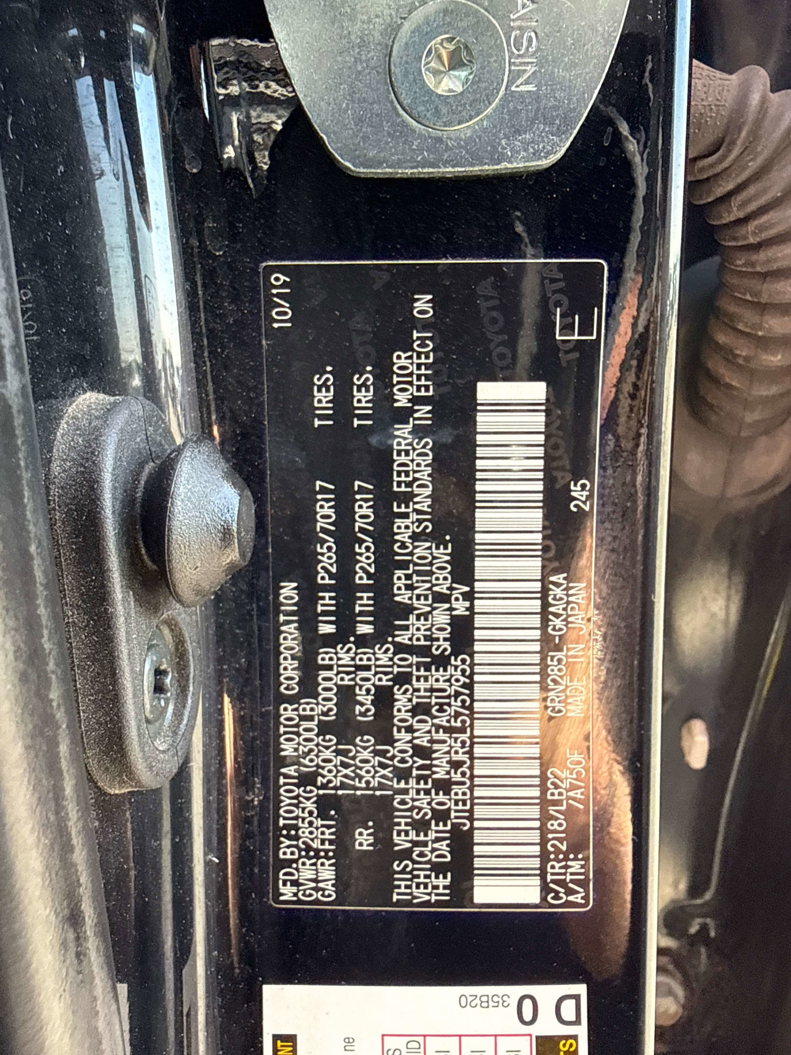 2020 Toyota 4RUNNER SR5 Premium