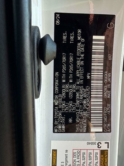 2024 Toyota 4RUNNER SR5