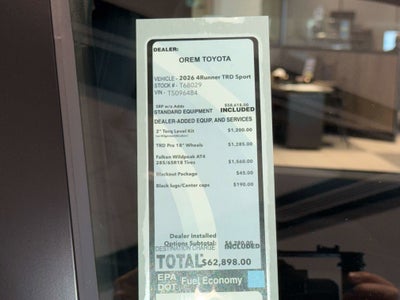 2026 Toyota 4Runner TRD Sport Premium