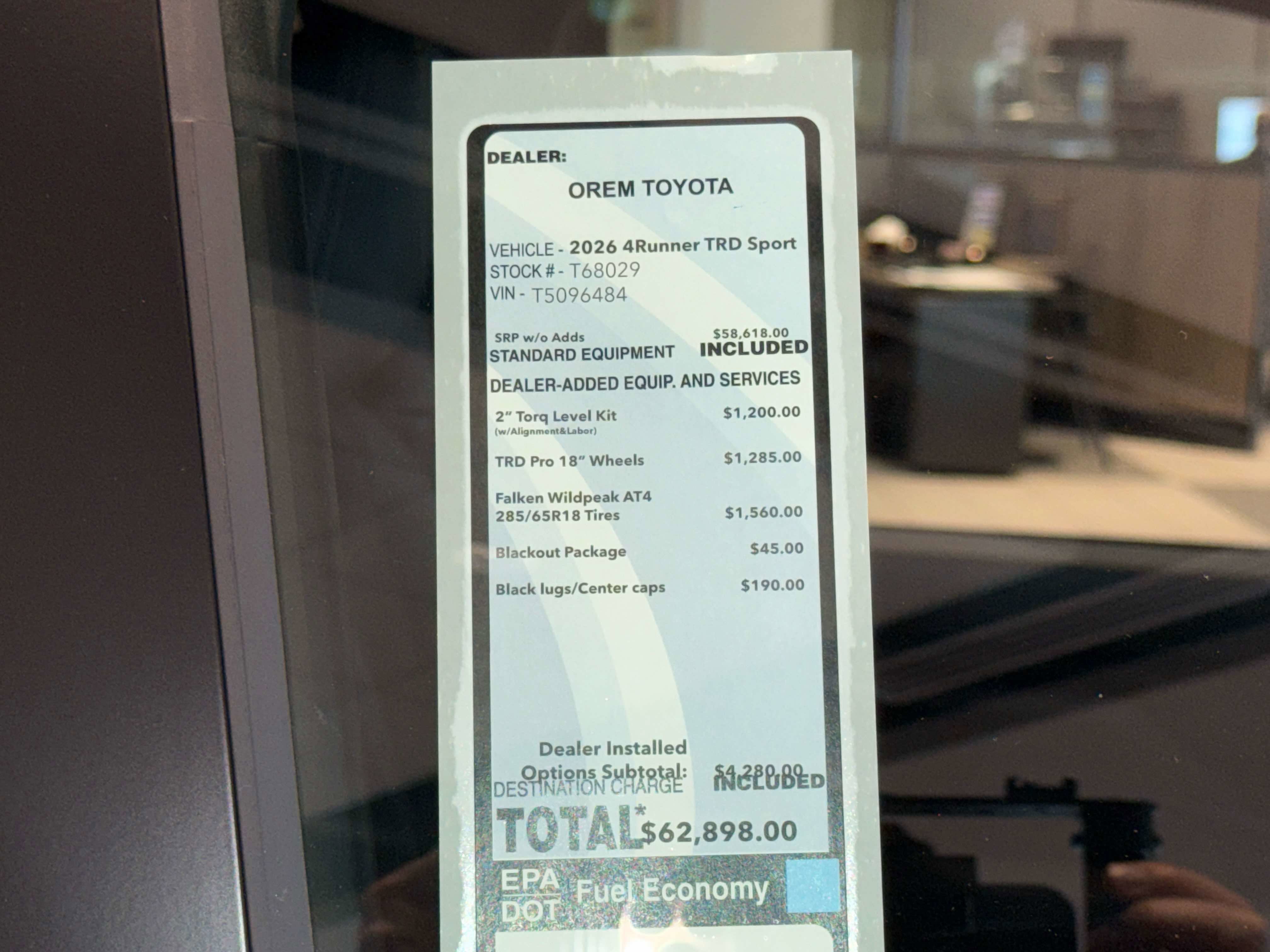 2026 Toyota 4Runner TRD Sport Premium