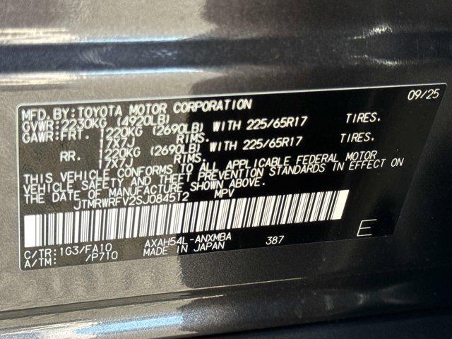 2025 Toyota RAV4 HYBRID Hybrid XLE