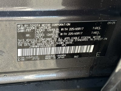 2025 Toyota RAV4 HYBRID Hybrid XLE