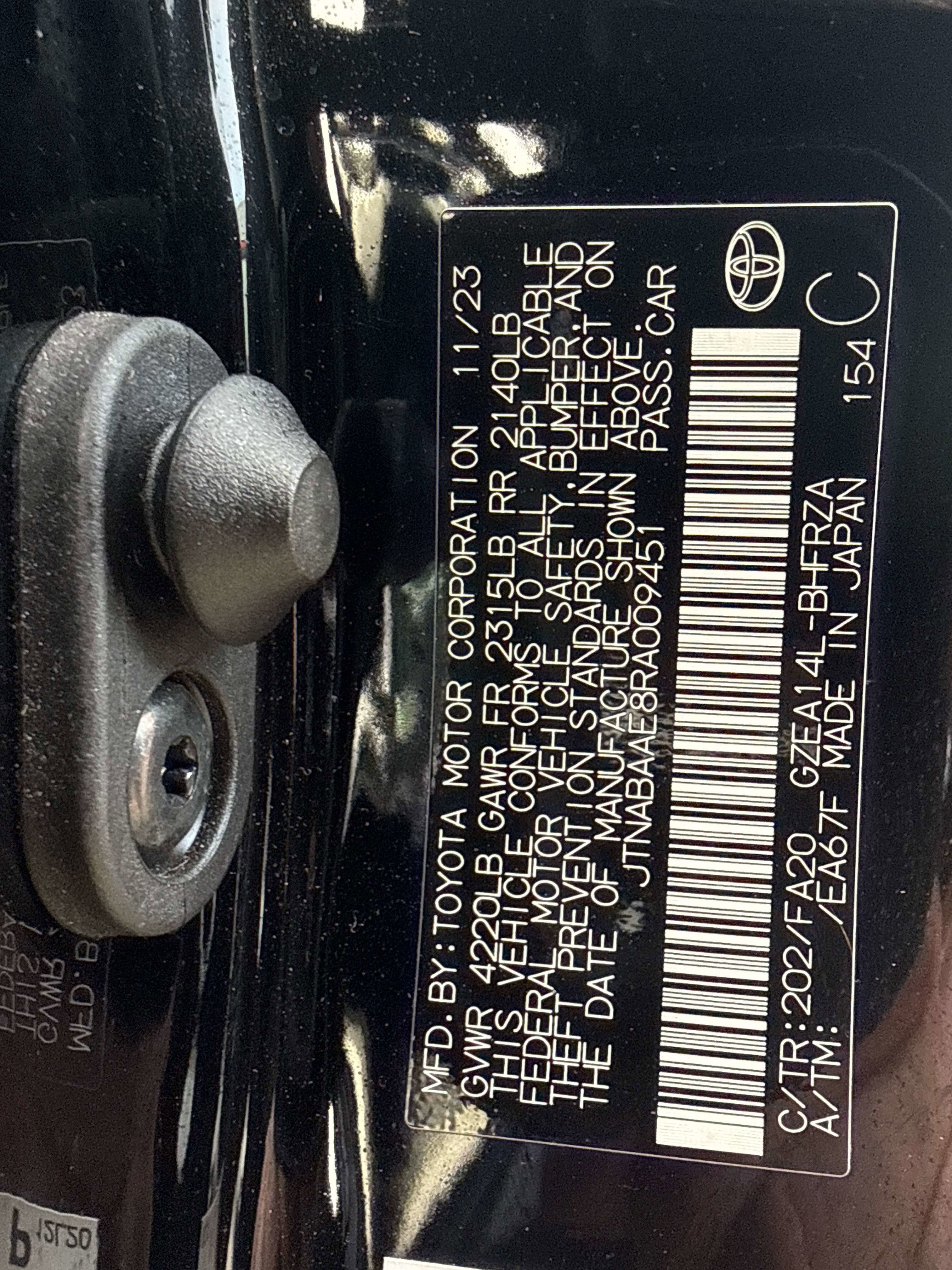 2024 Toyota GR COROLLA Core