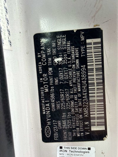 2017 Hyundai Tucson SE