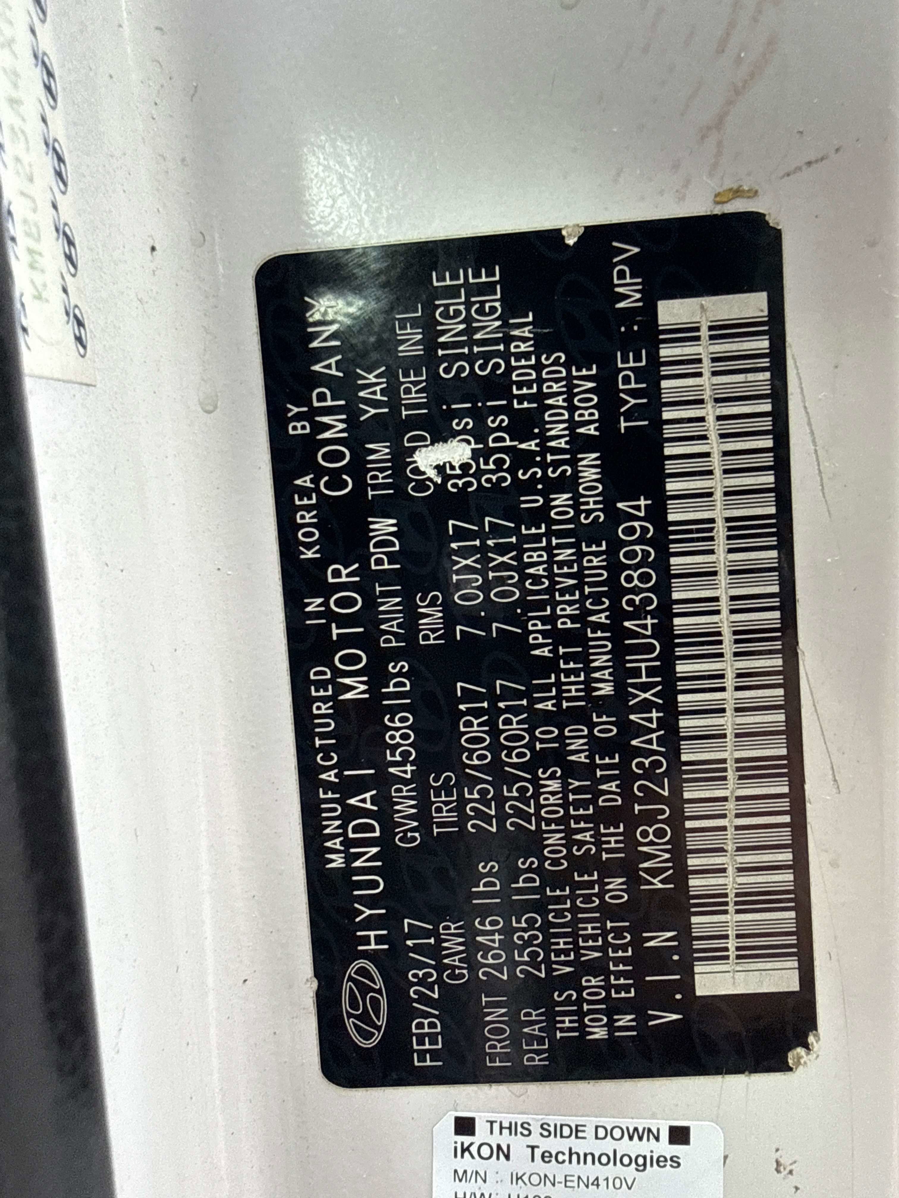 2017 Hyundai Tucson SE