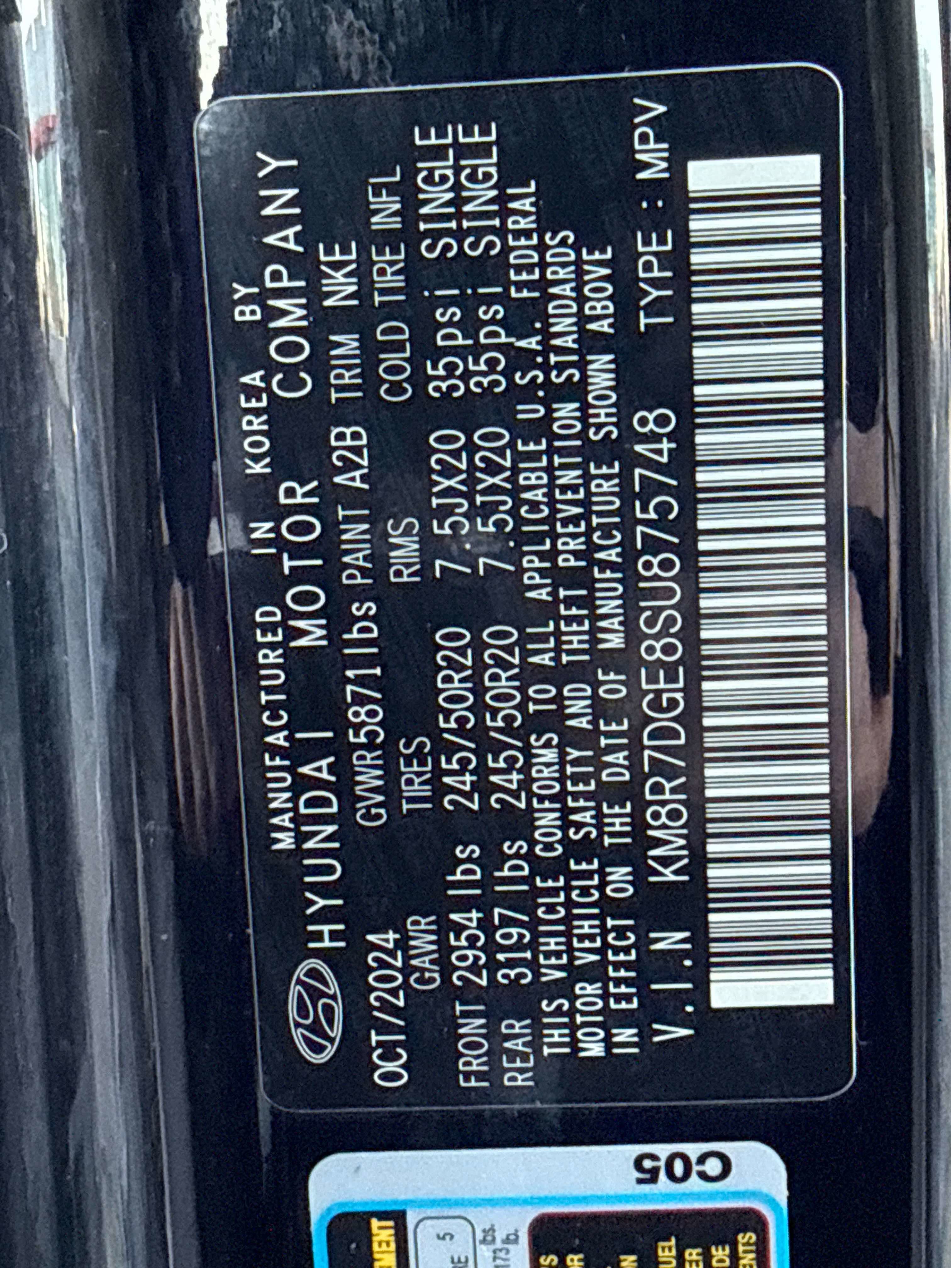 2025 Hyundai Palisade Calligraphy Night Edition