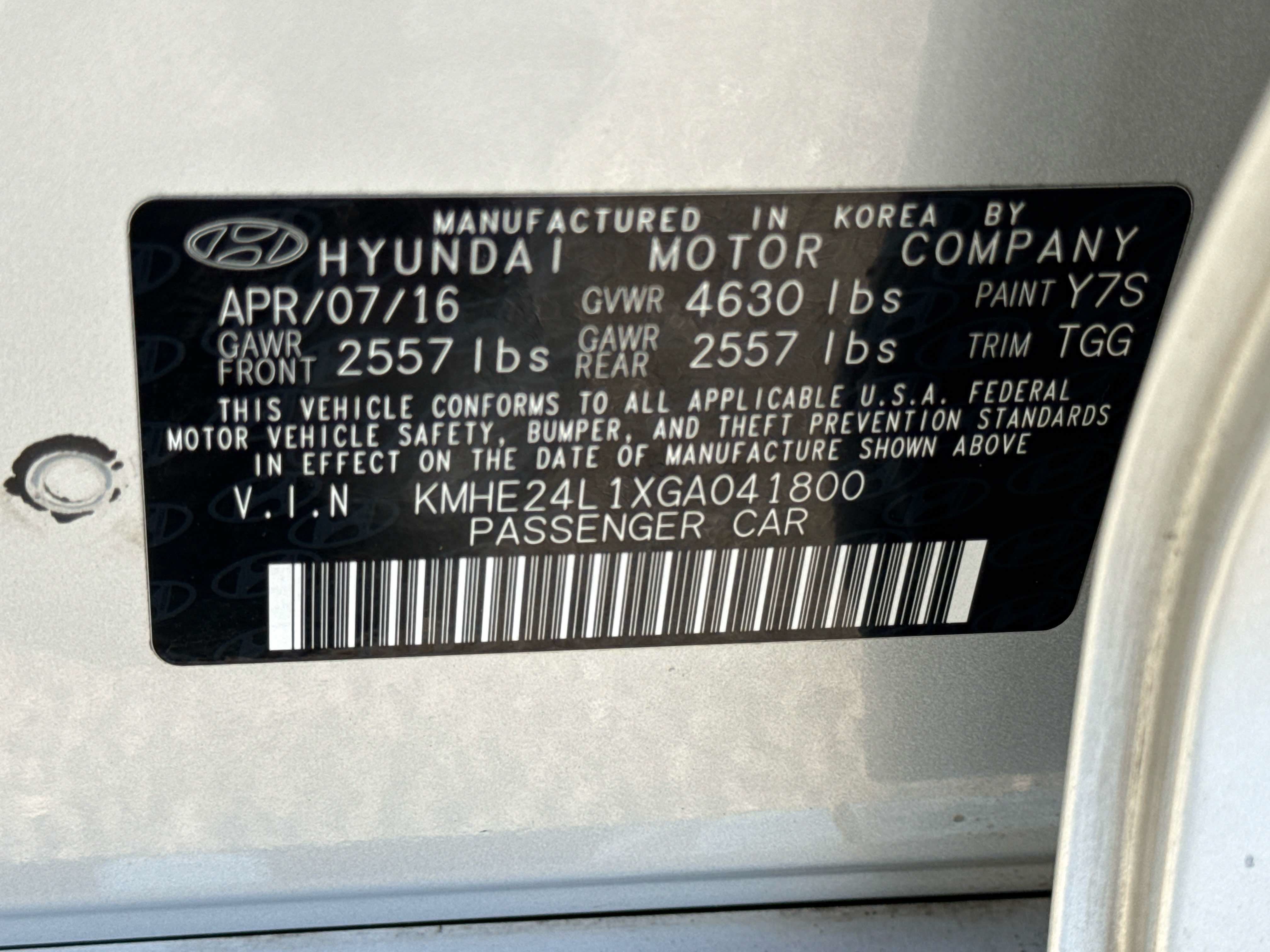2016 Hyundai Sonata SE
