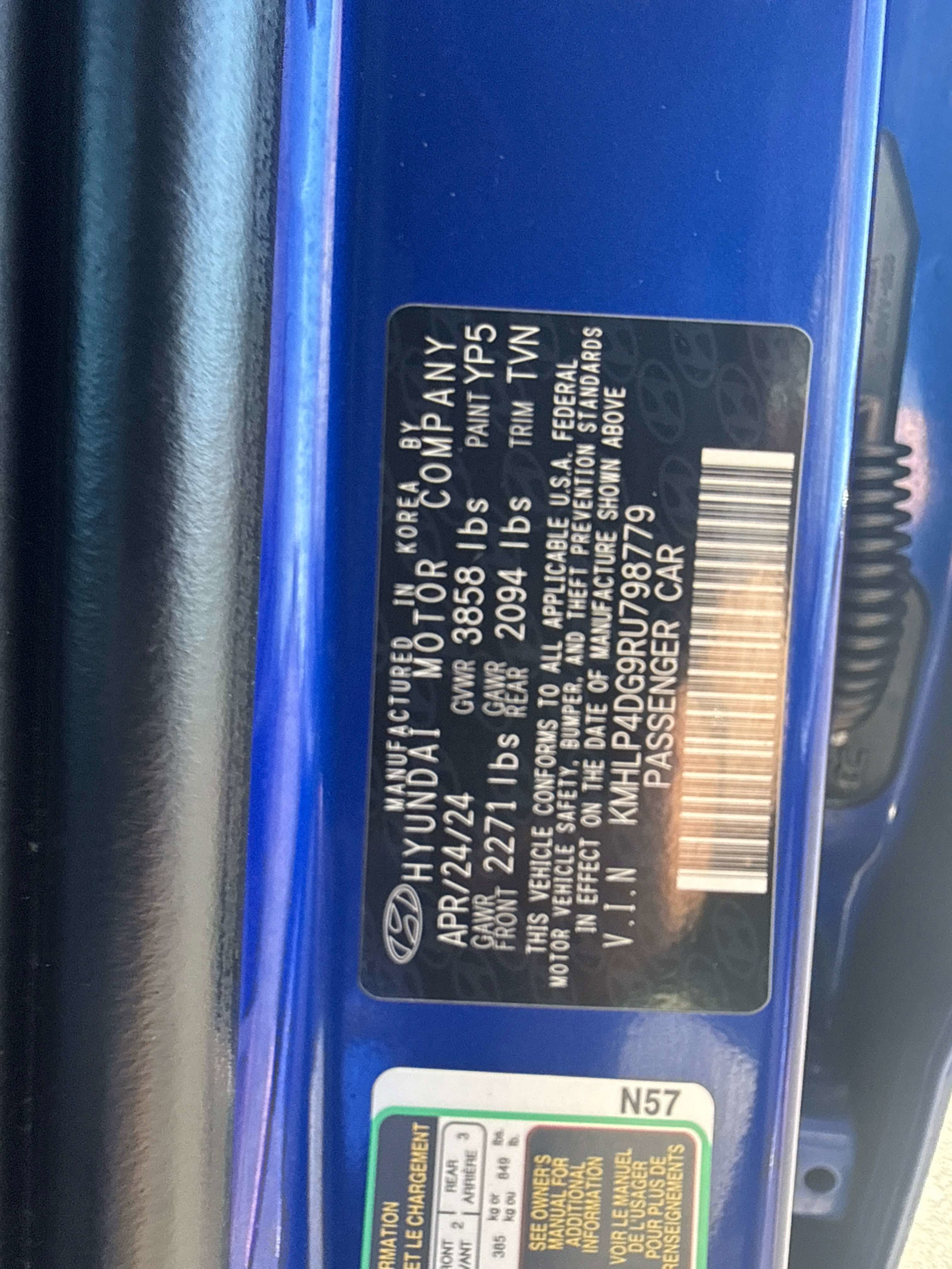 2024 Hyundai Elantra Limited