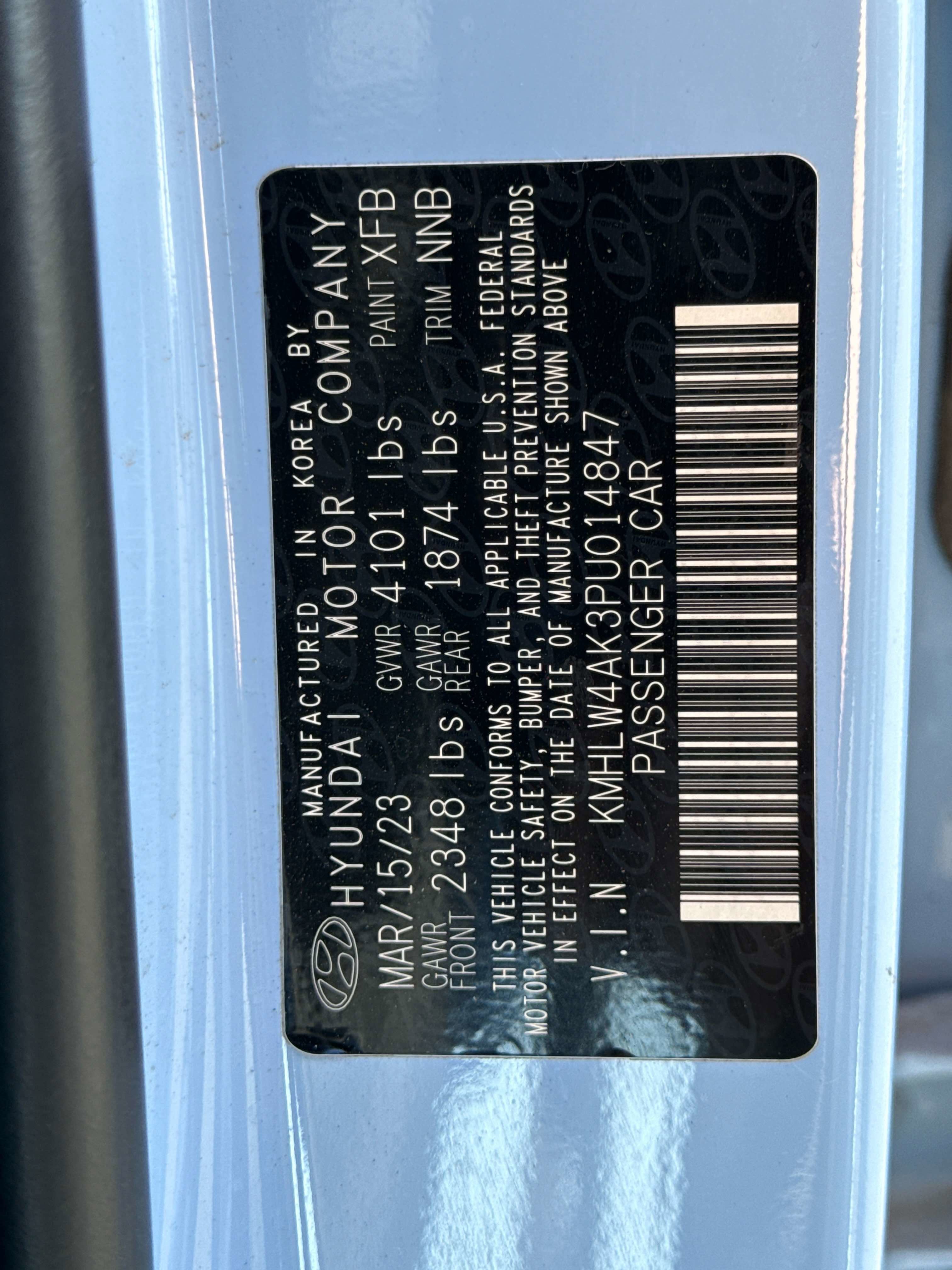 2023 Hyundai Elantra N Manual