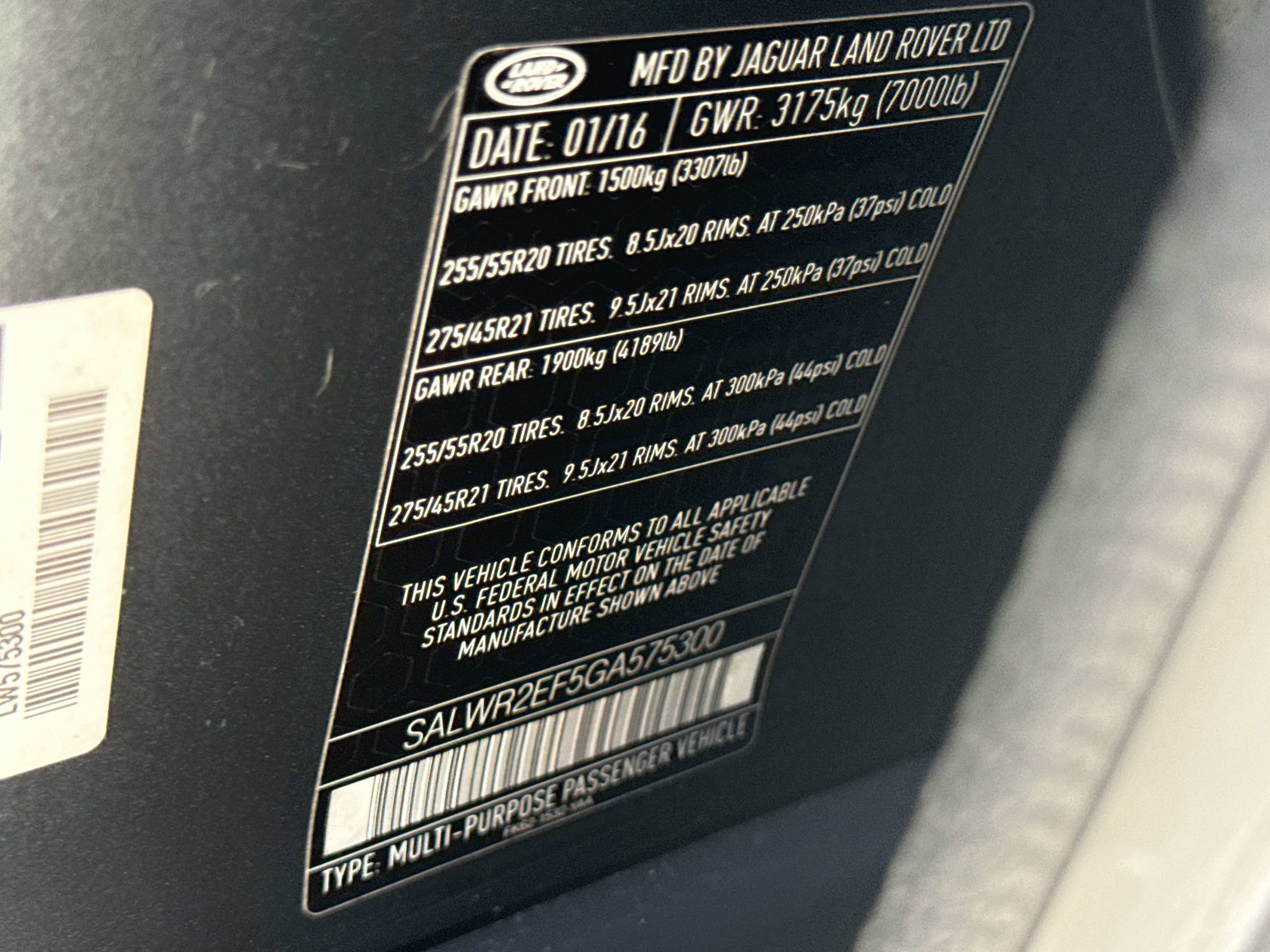 2016 Land Rover Range Rover Sport V8