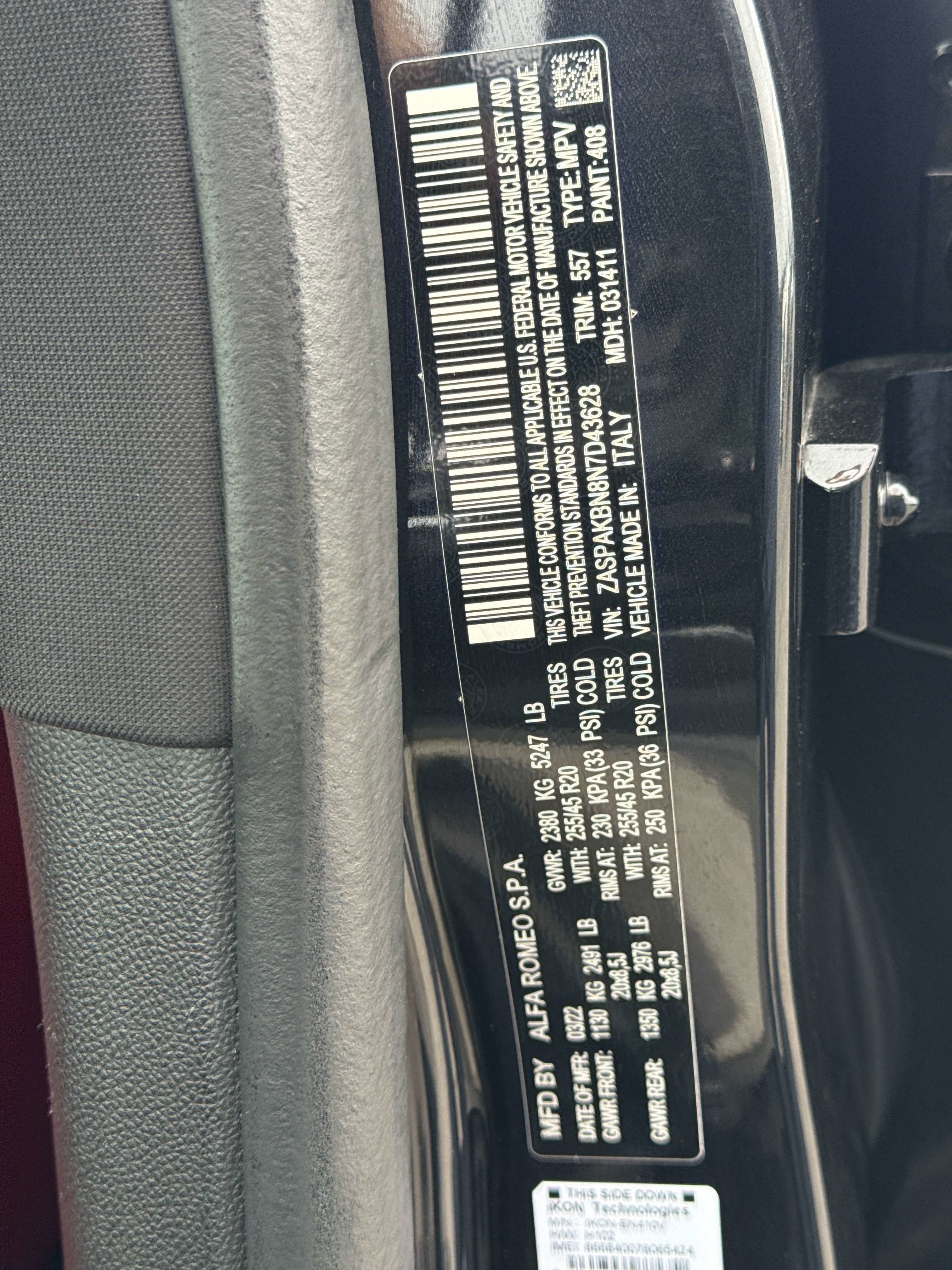 2022 Alfa Romeo Stelvio Veloce