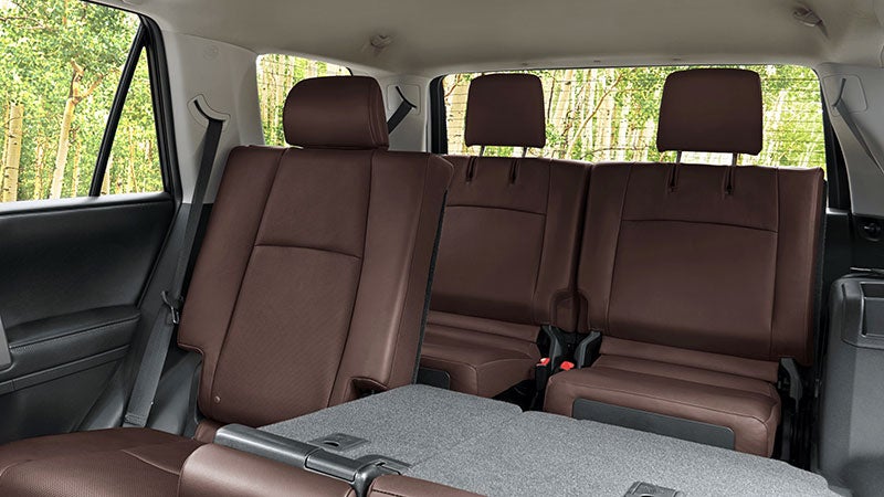 Third row seating in the new Toyota 4Runner