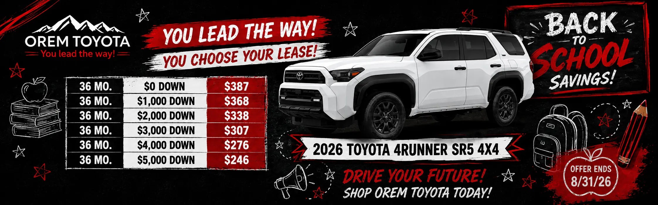 New Toyota 4Runner Special