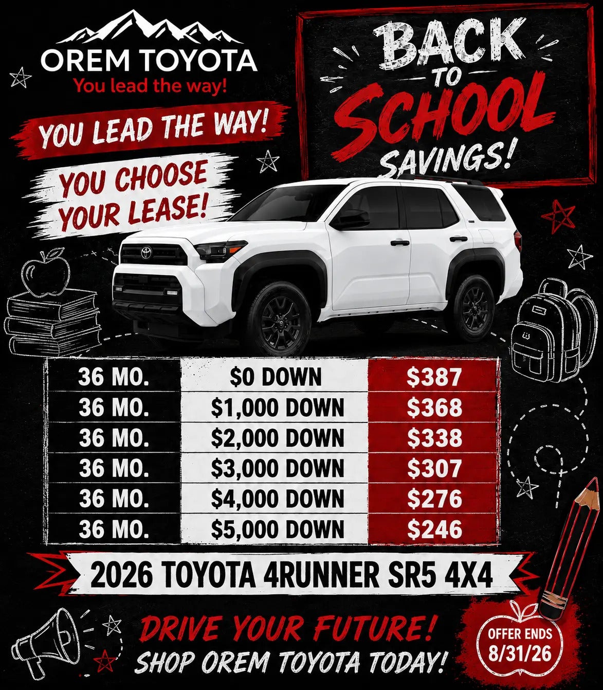 New Toyota 4runner Offer